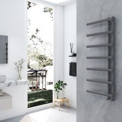 Myra Anthracite Designer Towel Rail - 500 x 1200mm