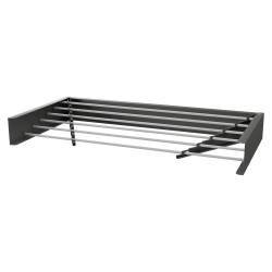 1000mm Foldable Wall Mounted Towel Hanger - Anthracite