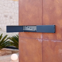 1000mm Foldable Wall Mounted Towel Hanger - Anthracite - Half Open
