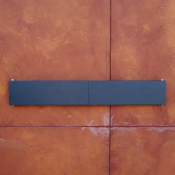 1000mm Foldable Wall Mounted Towel Hanger - Anthracite - Closed
