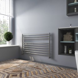 Brushed Stainless Steel Towel Rail - 1000 x 600mm