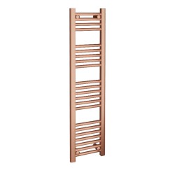 Straight Brushed Copper Towel Rail - 300 x 1200mm