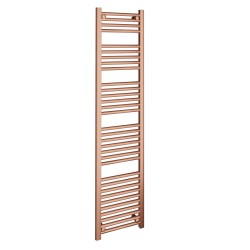 Straight Brushed Copper Towel Rail - 400 x 1600mm