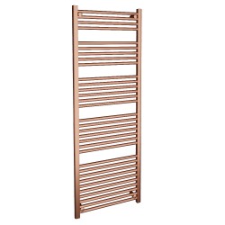 Straight Brushed Copper Towel Rail - 600 x 1600mm