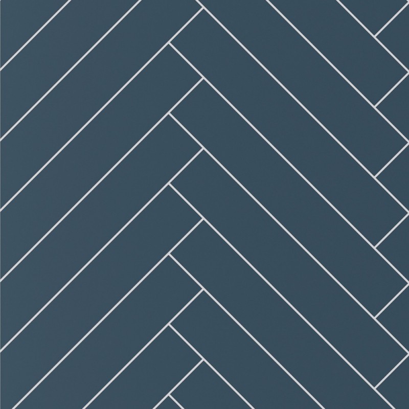 Nordic Blue Herringbone - Showerwall Panels - Swatch Nordic Blue Herringbone - Showerwall Panels - Swatch