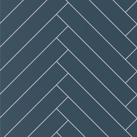 Nordic Blue Herringbone - Showerwall Panels - Swatch
