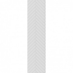 Snow White Herringbone - Showerwall Panels - Full Panel