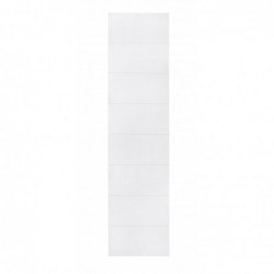 Snow White Rectangular Tile Effect - Showerwall Panels - Full Panel