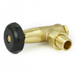 Bradley Angled Radiator Valves - Brass & Bronze