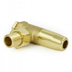 Bradley Angled Radiator Valves - Brass & Bronze
