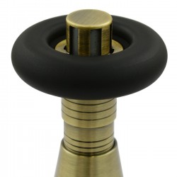 Jaguar Straight Radiator Valves - Antique Brass