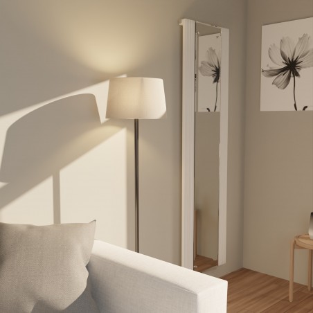 Sovereign White Mirror Aluminium Radiator - 465 x 1700mm
