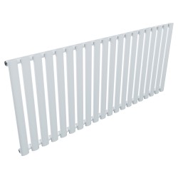 Queen White Designer Radiator - 1380 x 500mm