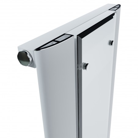 Triton White Mirror Aluminium Radiator - 365 X 1800mm