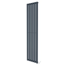 King Anthracite Designer Radiator - 440 x 1850mm - 800w Single Heat