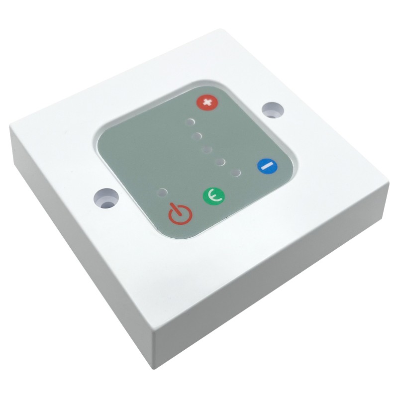 White Thermostatic Wall Controller for Electric Towel Rails or Radiators White Thermostatic Wall Controller for Electric Towel Rails or Radiators