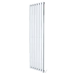 King Chrome Designer Radiator - 516 x 1850mm - 600w Single Heat Option
