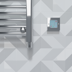 NOVA Electric Elements & Wall Controller - Chrome - Insitu
