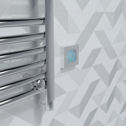 NOVA Electric Elements & Wall Controller - Chrome - Insitu
