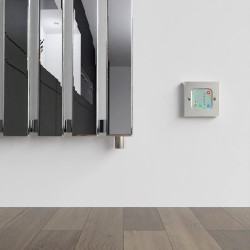NOVA Electric Elements & Wall Controller - Chrome - Insitu