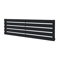 King Black Designer Radiator - 1250 x 360mm