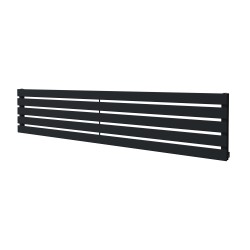 King Black Designer Radiator - 1850 x 360mm