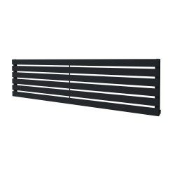 King Black Designer Radiator - 1850 x 440mm