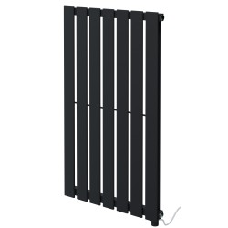 King Black Designer Radiator - 516 x 850mm - 400w Single Heat Option