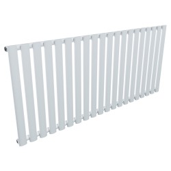 Queen White Designer Radiator - 1380 x 500mm