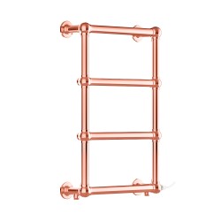 Alice Traditional Copper Towel Rail - 500 x 750mm - Single Heat Option