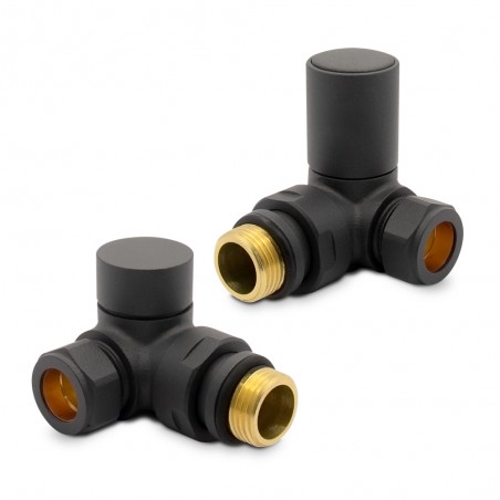 Mineral Grey Radiator Valves Corner