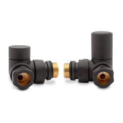 Mineral Grey Radiator Valves Corner