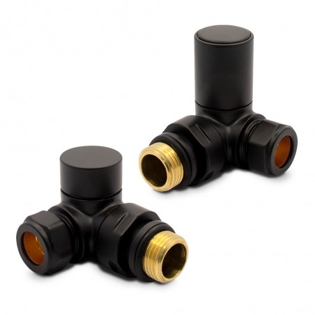 Black Radiator Valves Corner