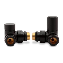 Black Radiator Valves Corner
