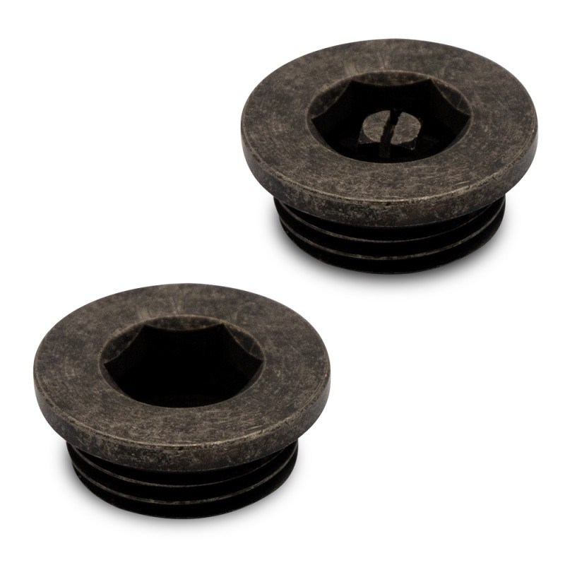 Pewter Bleed Valve and Blanking Plug Set (for Radiators or Towel Rails) Pewter Bleed Valve and Blanking Plug Set (for Radiators or Towel Rails)