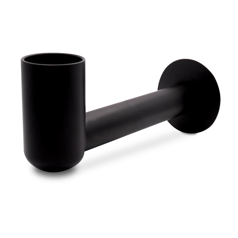 Black Element Cover for Towel Rail Element Black Element Cover for Towel Rail Element