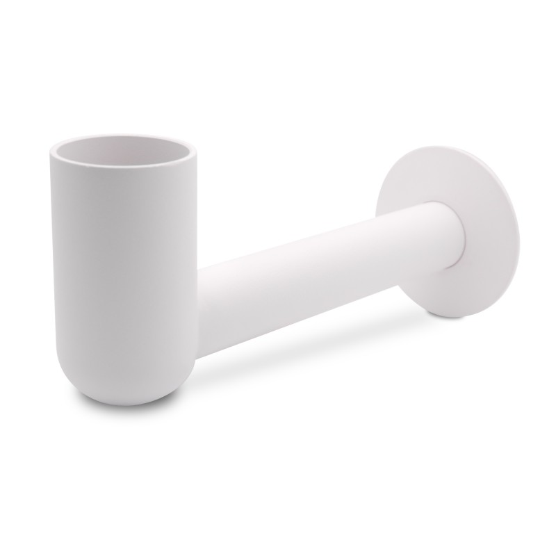 Matt White Element Cover for Towel Rail Element
