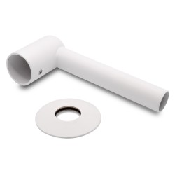 Matt White Element Cover for Towel Rail Element