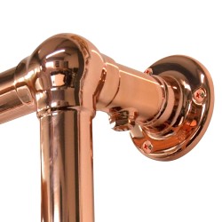 Alice Traditional Copper Towel Rail - 500 x 750mm