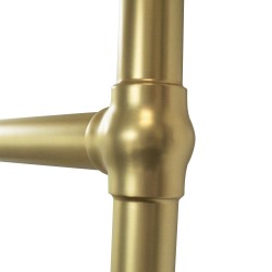 Alice Traditional Brushed Brass Towel Rail