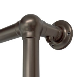 Alice Traditional Brushed Bronze Towel Rail
