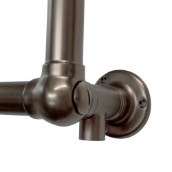 Alice Traditional Brushed Bronze Towel Rail