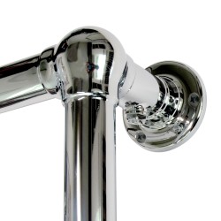 Alice Traditional Chrome Towel Rail
