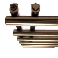 Myra Brushed Bronze Designer Towel Rail - 500 x 1200mm