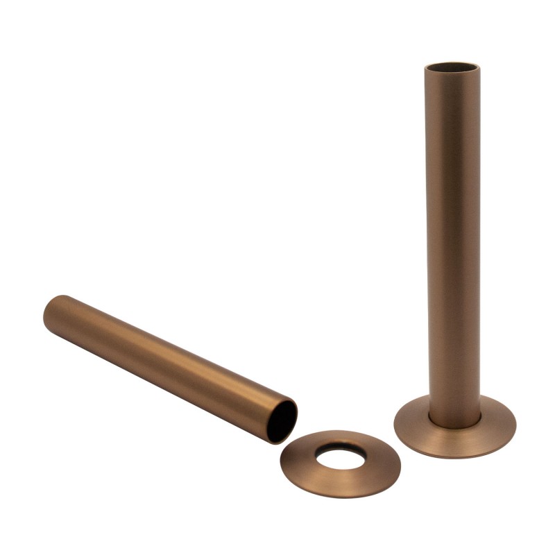 Brushed Bronze Pipe Shrouds & Collars Brushed Bronze Pipe Shrouds & Collars