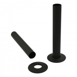 Satin Matt Black Pipe Shrouds & Collars