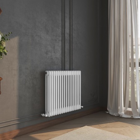 Heritage Classic White Horizontal 3 Column Radiator - 777mm x 600mm