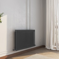 Heritage Classic Anthracite Horizontal 3 Column Radiator - 999mm x 600mm