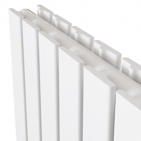 Sultan White Vertical Double Flat Panel Radiator - 452mm x 1800mm