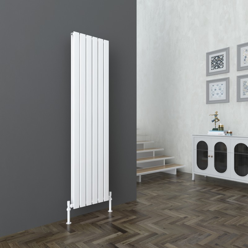 Sultan White Vertical Double Flat Panel Radiator - 452mm x 1800mm Sultan White Vertical Double Flat Panel Radiator - 452mm x 1800mm